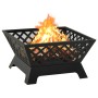 Brasero con atizador acero XXL 64 cm de vidaXL, Chimeneas - Ref: Foro24-311894, Precio: 145,70 €, Descuento: %