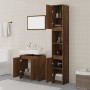 Set de muebles baño 3 pzas madera contrachapada roble marrón de , Muebles de baño - Ref: Foro24-3152721, Precio: 154,58 €, De...