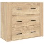 Aparador alto madera contrachapada color roble de , Aparadores - Ref: Foro24-3185394, Precio: 166,24 €, Descuento: %