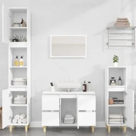 Juego de muebles de baño 3 pzas madera contrachapada blanco de , Muebles de baño - Ref: Foro24-3185597, Precio: 208,28 €, Des...