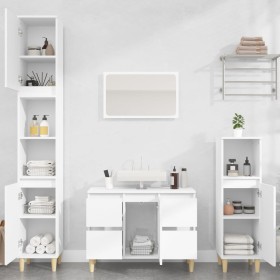 Juego de muebles de baño 3 pzas madera contrachapada blanco de , Muebles de baño - Ref: Foro24-3185597, Precio: 217,21 €, Des...