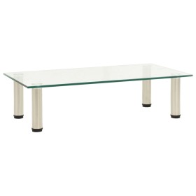 Mueble para TV de vidrio templado transparente 60x35x17 cm en Muebles TV | Comprar online en Foru.es