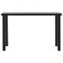 Mesa de comedor de MDF negro y gris hormigón 120x60x75 cm de , Mesas de cocina y de comedor - Ref: Foro24-281857, Precio: 113...