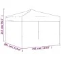 Carpa para fiestas plegable color crema 3x3 m de , Carpas y cenadores - Ref: Foro24-93515, Precio: 91,38 €, Descuento: %