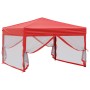 Carpa para fiestas plegable con paredes laterales rojo 3x3 m de , Carpas y cenadores - Ref: Foro24-93534, Precio: 131,48 €, D...