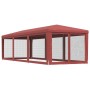 Carpa para fiestas con 8 paredes de malla HDPE rojo 3x9 m de , Carpas y cenadores - Ref: Foro24-319245, Precio: 163,04 €, Des...