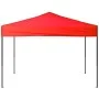 Carpa para fiestas plegable rojo 3x3 m de , Carpas y cenadores - Ref: Foro24-93520, Precio: 102,43 €, Descuento: %