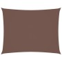 Toldo de vela rectangular tela Oxford marrón 4x6 m de , Sombrillas - Ref: Foro24-135822, Precio: 75,21 €, Descuento: %