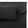 Schwarze und graue Textilene-Liege von vidaXL, Liegen - Ref: Foro24-310505, Preis: 109,06 €, Rabatt: %