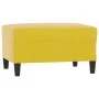 Dreiteiliges Sofaset mit gelben Samtkissen. von , Sofas - Ref: Foro24-3202286, Preis: 551,16 €, Rabatt: %