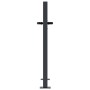 Puerta de jardín acero gris antracita diseño bambú 105x80 cm de , Puertas de jardín - Ref: Foro24-153178, Precio: 167,96 €, D...