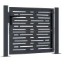 Gartentor aus anthrazitgrauem Stahl im quadratischen Design, 105x80 cm. von , Gartentore - Ref: Foro24-153190, Preis: 156,20 ...