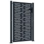 Puerta de jardín acero gris antracita diseño cuadrado 105x130cm de , Puertas de jardín - Ref: Foro24-153192, Precio: 223,57 €...
