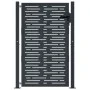 Anthracite grey square design garden gate made of steel, 105x130cm. by , garden gates - Ref: Foro24-153192, Price: 218,43 €, ...