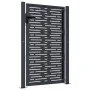 Anthracite grey square design garden gate made of steel, 105x130cm. by , garden gates - Ref: Foro24-153192, Price: 218,43 €, ...
