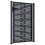 Puerta de jardín acero gris antracita diseño cuadrado 105x130cm de , Puertas de jardín - Ref: Foro24-153192, Precio: 223,57 €...