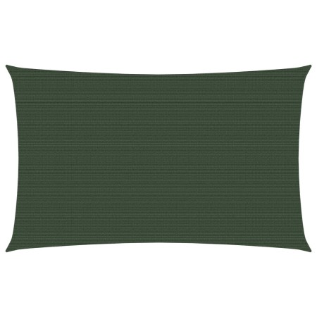 Toldo de vela verde oscuro HDPE 160 g/m² 3,5x5 m de , Sombrillas - Ref: Foro24-311462, Precio: 41,06 €, Descuento: %