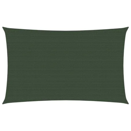 Toldo de vela verde oscuro HDPE 160 g/m² 3,5x5 m de , Sombrillas - Ref: Foro24-311462, Precio: 42,76 €, Descuento: %