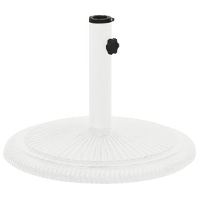 Base de sombrilla de hierro fundido blanco 45x45x30 cm de , Bases para sombrillas - Ref: Foro24-317770, Precio: 82,12 €, Desc...
