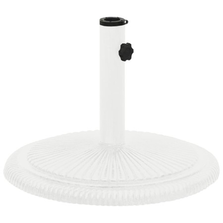 Base de sombrilla de hierro fundido blanco 45x45x30 cm de , Bases para sombrillas - Ref: Foro24-317770, Precio: 82,12 €, Desc...