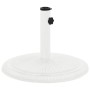 Base de sombrilla de hierro fundido blanco 45x45x30 cm de , Bases para sombrillas - Ref: Foro24-317770, Precio: 82,12 €, Desc...