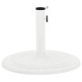 Base de sombrilla de hierro fundido blanco 45x45x30 cm de , Bases para sombrillas - Ref: Foro24-317770, Precio: 82,12 €, Desc...