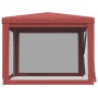 Carpa para fiestas con 4 paredes de malla HDPE rojo 3x3 m de , Carpas y cenadores - Ref: Foro24-319230, Precio: 93,04 €, Desc...