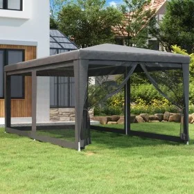 Carpa para fiestas 6 paredes de malla HDPE gris antracita 3x6 m de , Carpas y cenadores - Ref: Foro24-319239, Precio: 136,66 ...
