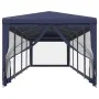 Carpa para fiestas con 10 paredes de malla HDPE azul 3x12 m de , Carpas y cenadores - Ref: Foro24-319247, Precio: 205,74 €, D...