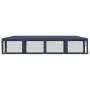 Carpa para fiestas con 10 paredes de malla HDPE azul 3x12 m de , Carpas y cenadores - Ref: Foro24-319247, Precio: 205,74 €, D...