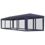 Carpa para fiestas con 10 paredes de malla HDPE azul 3x12 m de , Carpas y cenadores - Ref: Foro24-319247, Precio: 205,74 €, D...