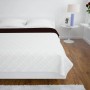 Colcha acolchada a doble cara beige marrón 230x260 cm de , Colchas y edredones - Ref: Foro24-130882, Precio: 28,94 €, Descuen...