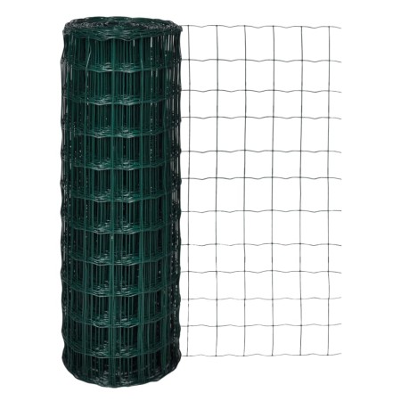 Set de Euro Valla acero verde 25x1,7 m de , Paneles de vallas - Ref: Foro24-142405, Precio: 311,08 €, Descuento: %
