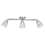 Lámpara de techo con pantallas vidrio tulipán 3 bombillas E14 de , Apliques de techo - Ref: Foro24-289230, Precio: 50,22 €, D...