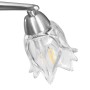 Lámpara de techo con pantallas vidrio tulipán 3 bombillas E14 de , Apliques de techo - Ref: Foro24-289230, Precio: 50,22 €, D...