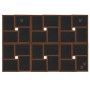 Marco collage para fotos 24x(10x15 cm) marrón oscuro MDF de , Marcos para fotos - Ref: Foro24-332786, Precio: 54,83 €, Descue...