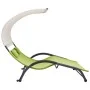 Tumbona doble con toldo textilene verde by vidaXL, Loungers - Ref: Foro24-310546, Price: 218,60 €, Discount: %