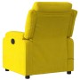 Sillón reclinable de masaje eléctrico terciopelo amarillo de , Sillones - Ref: Foro24-3205088, Precio: 280,51 €, Descuento: %