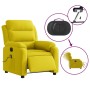 Sillón reclinable de masaje eléctrico terciopelo amarillo de , Sillones - Ref: Foro24-3205088, Precio: 280,51 €, Descuento: %