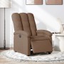 Sillón reclinable eléctrico de tela marrón de , Sillones - Ref: Foro24-3204072, Precio: 233,82 €, Descuento: %