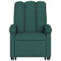 Sillón reclinable elevable tela verde oscuro de , Sillones - Ref: Foro24-3204098, Precio: 257,45 €, Descuento: %