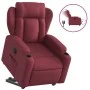 Sillón eléctrico reclinable elevable de tela rojo tinto de , Sillones - Ref: Foro24-3204509, Precio: 344,49 €, Descuento: %