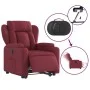 Sillón eléctrico reclinable elevable de tela rojo tinto de , Sillones - Ref: Foro24-3204509, Precio: 344,49 €, Descuento: %