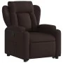 Sillón reclinable elevable tela marrón oscuro de , Sillones - Ref: Foro24-3204487, Precio: 316,89 €, Descuento: %