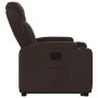 Sillón reclinable elevable tela marrón oscuro de , Sillones - Ref: Foro24-3204487, Precio: 316,89 €, Descuento: %