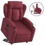 Reclining and elevating armchair in burgundy fabric by , Armchairs - Ref: Foro24-3204485, Price: 297,73 €, Discount: %
