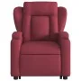 Sillón reclinable elevable tela rojo tinto de , Sillones - Ref: Foro24-3204485, Precio: 297,73 €, Descuento: %