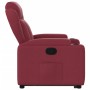 Sillón reclinable elevable tela rojo tinto de , Sillones - Ref: Foro24-3204485, Precio: 279,28 €, Descuento: %