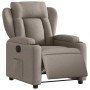 Sillón reclinable eléctrico tela gris taupé de , Sillones - Ref: Foro24-3204466, Precio: 289,98 €, Descuento: %