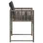 Sillones de jardín con cojines 4 uds ratán sintético gris de , Sillas de jardín - Ref: Foro24-365019, Precio: 159,73 €, Descu...
